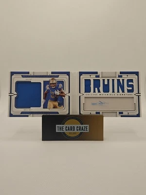 2023 National Treasures Zach Charbonnet Booklet Rookie Patch Auto /99 RC UCLA - Image 1 of 2