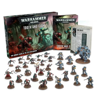 Warhammer 40K Juego de Dientes y Garras en Caja Lobos Espaciales Genestealer Cultos Sellado Nuevo en Caja Foto 1 de 2
