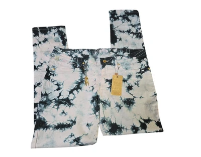 Pantalones de mezclilla para mujer Robin's Jean azul tie dye para motocicleta talla 34 precio de venta sugerido por el fabricante 369 USD Foto 1 de 4