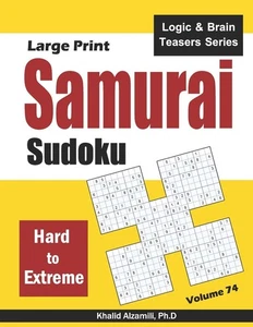 Khalid Alzamili Large Print Samurai Sudoku (Paperback) (UK IMPORT) - Picture 1 of 2