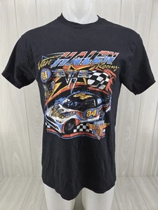 Van Halen Racing 84 T-Shirt Black Retro Size Medium - Picture 1 of 11