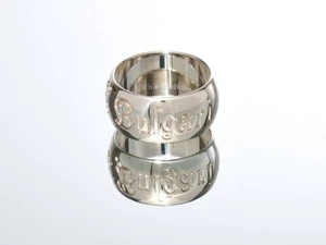 Anello BVLGARI Salva i Bambini Misura 55 Argento Sterling 925 - Foto 1 di 14