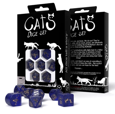Juego De Dados Moderno Meowster Para Gatos LOYERS Nuevo - Imagen 1 de 4