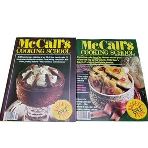 ✅McCall's Cooking School Magazine #10 - 1984 + #11 - 1985 Biggest Issue Ever Mag - Bild 1 von 5
