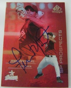 FERNANDO NIEVE signed METS ASTROS 2004 SP Prospects baseball card AUTO VENEZUELA