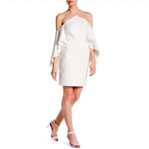 Alexia Admor Elegant White Dress Size 10 - Picture 1 of 10