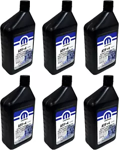Mopar 68218057AB ATF+4 Automatic Transmission Fluid, 1 Quart (6 Pack) - Picture 1 of 12