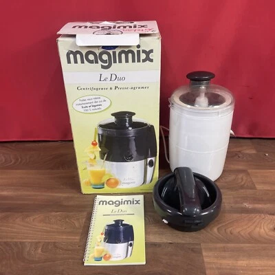 Exprimidor y prensa Magimix Le Duo en caja con instrucciones Foto 1 de 4