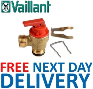 Válvula de alivio de presión (PRV) 178985 Vaillant ecoTEC Pro/Plus 3 barras pieza genuina - Imagen 1 de 4