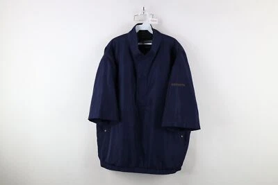 FootJoy DryJoys Mens Size XL Waterproof Short Sleeve Golf Rain Jacket Navy Blue — 第 1/4 张图片