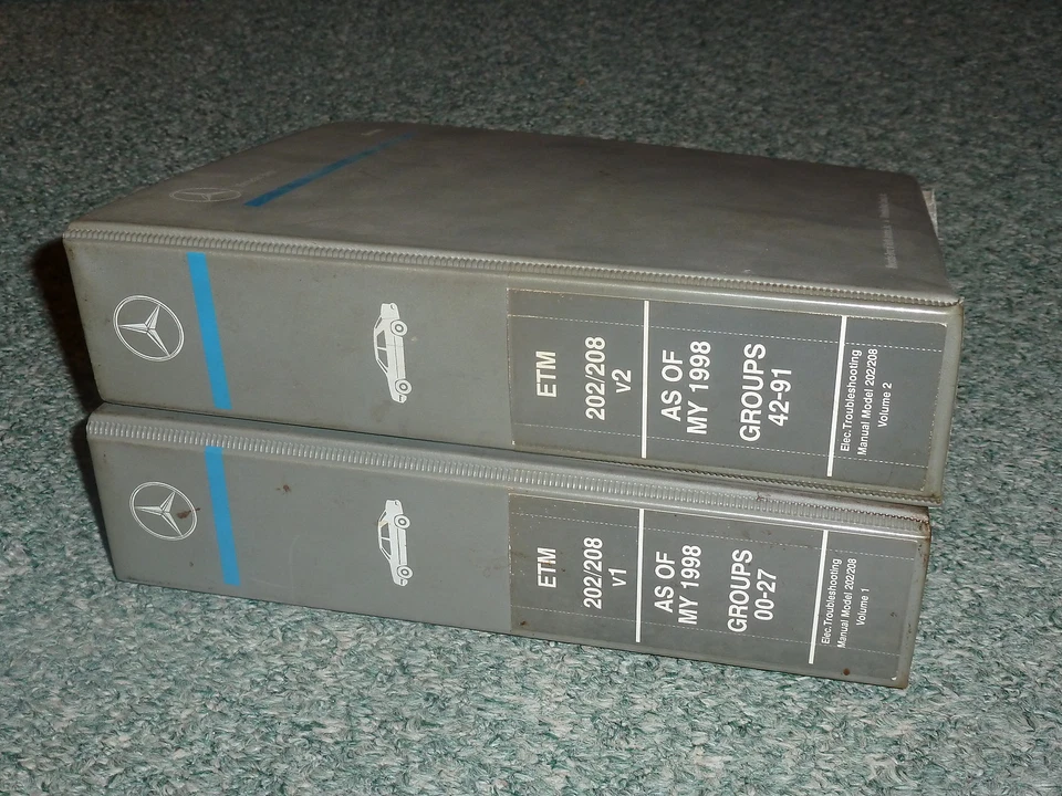 2002 Mercedes Benz CLK430 CLK 430 CLK-класса электрические монтажные схемы руководство - Изображение 1 из 1