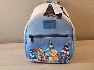 Loungefly Disney Winnie The Pooh Friends Holiday Christmas Backpack Tigger NWT - Picture 1 of 11
