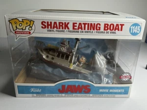 FUNKO POP! - SHARK EATING BOAT 1145 ☆ JAWS ☆ Special Edition ☆ NEW - Imagen 1 de 6