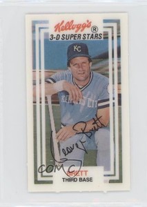 1983 Kellogg's 3-D Super Stars George Brett #4 HOF
