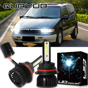 For Mercury Villager 1996-2002 6000K 2PC 9007 LED Headlight High/Low Beam Bulbs - Picture 1 of 11