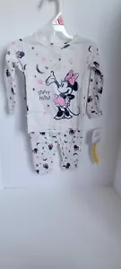 Minnie Mouse Pajamas 2-Piece Short Sleeve Shirt Pant PJ Set for Babies 9 Months - Picture 1 of 3