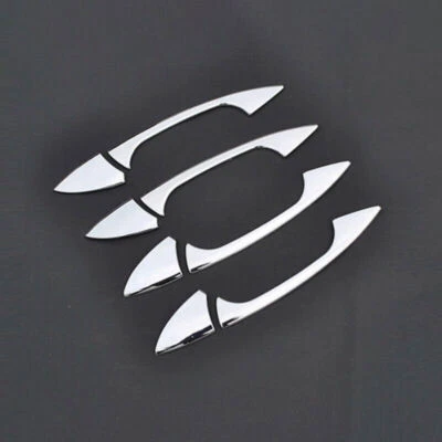 Ajuste para Mercedes-Benz GLK 2009-2015 manijas de puerta de coche cromadas cubierta decoración moldura 8 piezas Foto 1 de 4