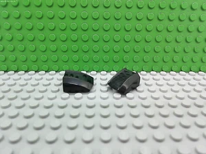 Lego 2 Black 2x2 Curved Smooth Slopes car truck NEW - Picture 1 of 1
