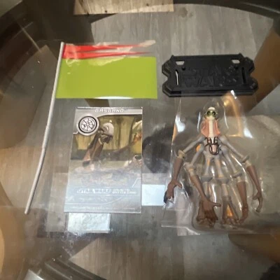 FIGURA EXCLUSIVA STAR WARS PODRACER PILOTO TOYS R US 2012 Gasgano con bandera Foto 1 de 4