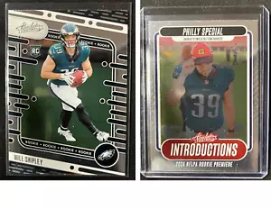 2024 Panini Absolute Introductions Will Shipley w/ Base Rookie Card EAGLES - Picture 1 of 5