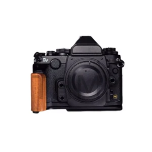 New for Nikon Df Camera Wood L Hand Grip Holder w/Aluminum Alloy Arca Baseplate - Picture 1 of 8