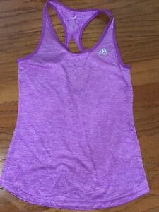 Women's Adidas Climalite Tank Top. Running/Yoga. Light Heather Purple. XS. NWOT