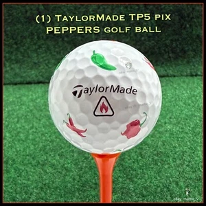 (1) TaylorMade TP5 pix PEPPERS Golf BALL - ONE NEW Limited Edition BALL - Picture 1 of 3