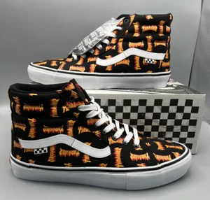 Vans x Thrasher Skate Sk8 Hi Skateboarding PopCush Men’s  SZ 12  New!!! - Picture 1 of 8
