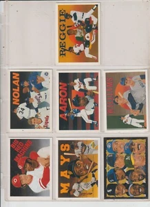 1990-93 UPPER DECK BASEBALL HEROES (7) COMPLETE SETS 1-63 W/RYAN, JACKSON,OTHERS - Picture 1 of 2