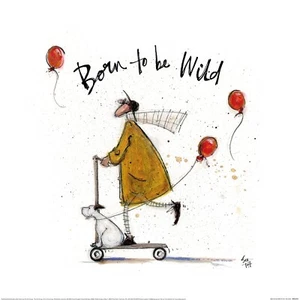 Sam Toft - Born to be Wild - Official 40 x 40cm Fine Art Print PPR55174 - Picture 1 of 1