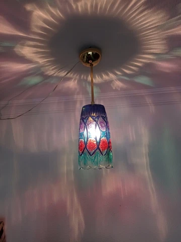 Chic Cut Crystal Chandelier Lighting Bohemian Vintage Ceiling Pendant Lamp Cover