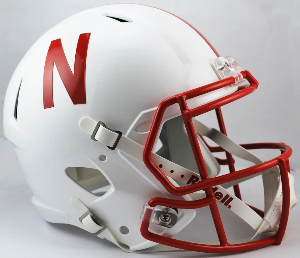NEBRASKA CORNHUSKERS NCAA Riddell SPEED Full Size Replica Football Helmet - Image 1 of 1