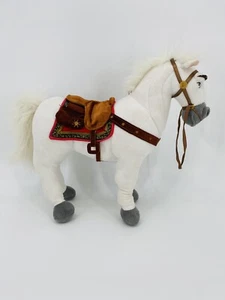 Disney Store Tangled Maximus 14" White Horse Plush Rapunzel Free Shipping - Picture 1 of 9