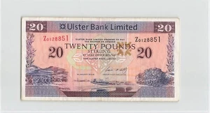 NORTHERN IRELAND 20 Pounds 2008, P-342a* UB98ar Replacement Z, Ulster, VF, Rare - Picture 1 of 2