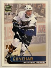1999-00 Pacific Paramount Sergei Gonchar Holo Gold /199 #244 Hockey Capitals