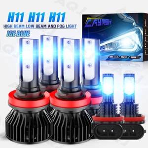 For Nissan Sentra 2013-2019 Blue LED Headlight High/Low Beam + Fog Light Bulbs - Bild 1 von 18