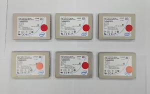 LOT of 6 Intel SSD 510 Series 250GB SSDSC2MH250a2 2.5" - Wiped Tested - Picture 1 of 9