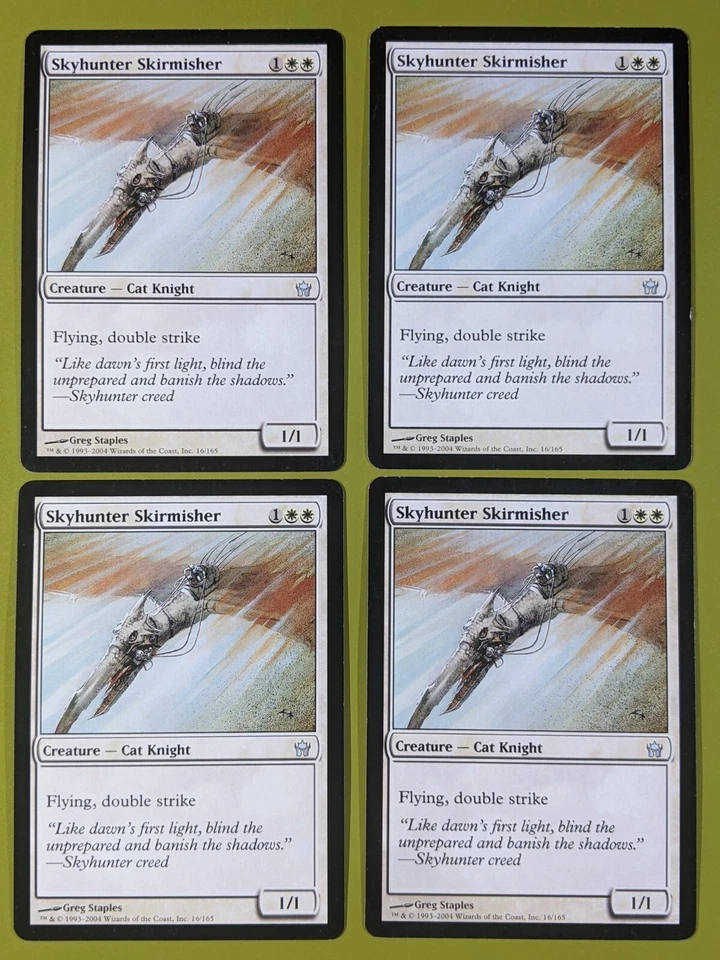 Skyhunter Skirmisher x4 Fifth Dawn 4x Playset Magic the Gathering MTG - Image 1 of 1