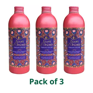 Tesori d'Oriente Aromatic Bath Cream Persian Dream 3 Bottles of 500ml Each - Picture 1 of 10