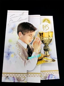 15 INVITACIONES PRIMERA COMUNIÓN INVITACIONES ESPAÑOLAS PRIMERA COMUNIÓN Niño - Imagen 1 de 5