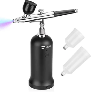 KIBEE Updated Cordless Airbrush Kit with Compressor,Usb-C Rechargeable Airbrush - Picture 1 of 12