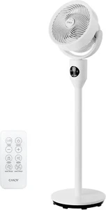 Standing Fan for Bedroom, 3 Heights Adjustable Pedestal Fan with Remote, 90° - Picture 1 of 9