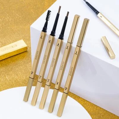 Eyebrow Pencil With Brush Double Head Long Lasting Waterproof M4J4 Eyebrow N0Q4 - Image 1 of 4