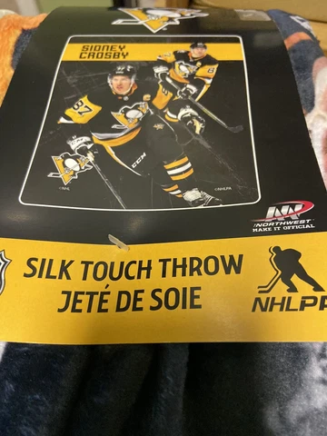 Pittsburgh Penguins NHL  Sidney Crosby Northwest Silk Touch Throw 50 x 60 Cover