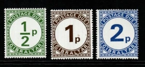 GIBRALTAR SGD4/6 1971 POSTAGE DUE SET MNH - Picture 1 of 1