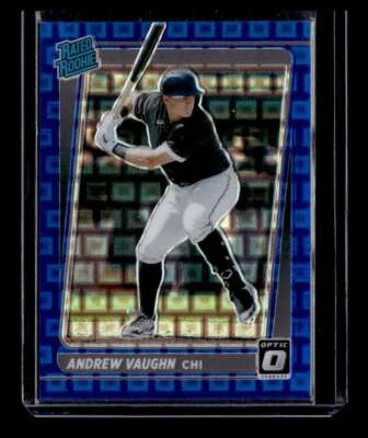 Andrew Vaughn 2021 Panini Donruss Optic Pandora Blue Prizm #116 #/99 - Image 1 of 2