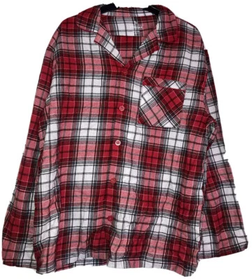 MENS TU TARTAN RED & WHITE CHECKED PJS PYJAMAS M FESTIVE XMAS BNWT SOFT TOUCH - Image 1 of 4