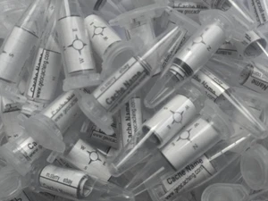 Micro Geocache containers, Geocaching tubes, Water resistant logs - Picture 1 of 31