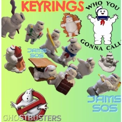 Ghostbusters Afterlife Mini süße Figur Schlüsselanhänger 4 cm Puft Marshmallow Mann Spielzeug