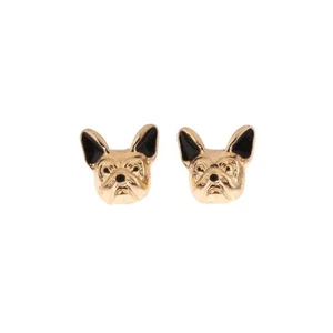 Lovely dog / puppy  bulldog stud earrings - Picture 1 of 3